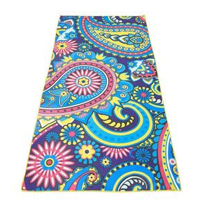 Serviette de plage en microfibre personnalisée, écologique, compacte, avec impression numérique par sublimation, vente en gros - Product Image 1