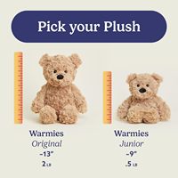 Ours en peluche chauffant personnalisé, doux et chaud, marron bouclé, avec poids, jouets en peluche lestés