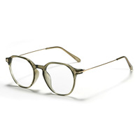 Nouvelles montures de lunettes rétro TR90 CX 2026 unisexe à motif géométrique hexagonal pour usage quotidien, verres unis anti-lumière bleue