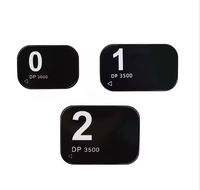 Plaques de phosphore radiographiques dentaires DP-3500 / Plaques de film radiographique pour machine Vista Scan Mini View 2.0