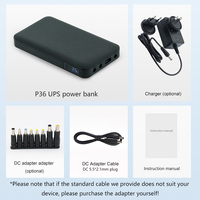 Mini UPS Power Bank 10000mAh Chargeur de batterie portable Alimentation de secours pour routeur WiFi Caméra 5V 9V 12V 2A