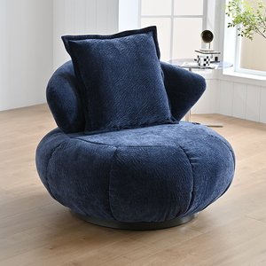 Nouveau design créatif Canapé rotatif confortable pour paresseux Canapé de loisir pour le salon Canapé simple citrouille pour le salon - Product Image 2