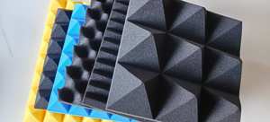 Feuille de <span class=keywords><strong>mousse</strong></span> acoustique de la haute <span class=keywords><strong>densité</strong></span> <span class=keywords><strong>25kg</strong></span>/<span class=keywords><strong>m3</strong></span> de coton insonorisant de <span class=keywords><strong>polyuréthane</strong></span> de résistance au feu avec auto-adhésif - Product Image 6