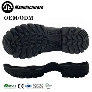 Stivali tattici da esterno di alta qualità suola di sicurezza per scarpe da lavoro suola da combattimento stivaletti suola in gomma