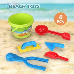 Jouet de plage pour faire des boules de neige avec des moules à sable et à neige et un seau pour les enfants, pour jouer <span class=keywords><strong>en</strong></span> plein air <span class=keywords><strong>en</strong></span> été et <span class=keywords><strong>en</strong></span> <span class=keywords><strong>hiver</strong></span>, <span class=keywords><strong>activité</strong></span> amusante toute l'année - Product Image 3