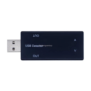 Detector de Corriente y Voltaje USB Dual Rojo+Azul, Probador de Batería, Voltímetro, Amperímetro, Cargador - Product Image 1