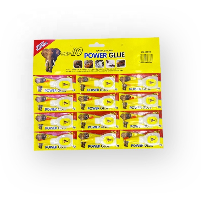 Factory Direct Elephant Quality Instant Super Glue for Metal Rubber Excellent for Home Office Packing Use Excellent Bonding