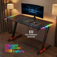 Table de jeu AOR, en métal écologique EO, avec guide de lumière en acrylique, démontable, emballage en gros d'usine