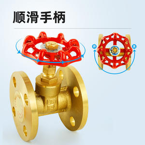 Válvula de Compuerta con Brida Z45W-16T Totalmente de Cobre, para Alta Temperatura, Vapor, Aceite Térmico, Vástago Ascendente, Manual, DN80DN100, para Aceite Térmico y Agua - Product Image 3