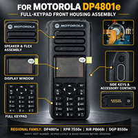 Coque avant d'origine Motorola DP4800e DP4801e PMLN7427 PMLN7426 pour réparation de talkie-walkie XPR7550e DGP8550e