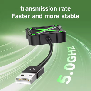 2 trong 1 hộp có dây để không dây Carplay & Android Auto 5GHz Wifi <span class=keywords><strong>Bluetooth</strong></span> 5.0 Cắm và chơi với 99% củ<span class=keywords><strong>a</strong></span> xe ô tô kết nối tự động - Product Image 2