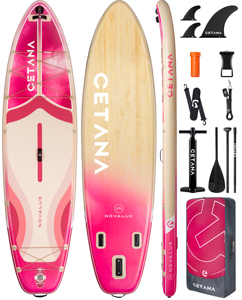Tabla de Paddle Surf Inflable SUP 11'6"*35"*6" con Tecnología Drop Stitch, Bomba, Remo, Asiento, Mochila, Certificación CE, OEM, ODM, Personalizable - Product Image 2