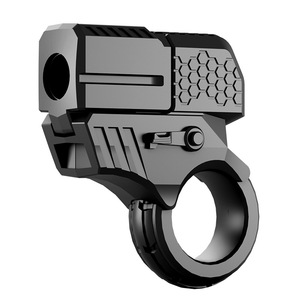 Pistola de juguete Tiebro Cross-border Gold Finger, mini pistola electrónica de TPE con un solo botón, balas blandas, bomba de choque, 50-100 fps, para mayores de 14 años - Product Image 1