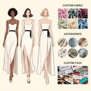 <span class=keywords><strong>Robe</strong></span> de soirée longue au sol Maxi <span class=keywords><strong>robe</strong></span> de <span class=keywords><strong>mariage</strong></span> pour femmes <span class=keywords><strong>robe</strong></span> de créateur en satin personnalisée OEM - Product Image 6
