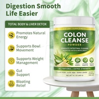 Poudre nettoyante pour le côlon extra forte, mélange de psyllium entièrement naturel, favorise la détoxification, la régularité et une digestion saine