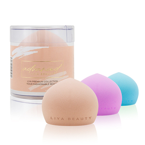 Hồng mỹ phẩm Puff cho Foundation bán buôn tùy chỉnh Latex miễn phí nhãn hiệu riêng vẻ đẹp pha trộn trang điểm miếng bọt biển - Product Image 4