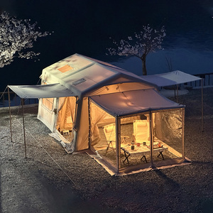 Large Inflatable Ridge <b>Tent</b> With Vestibule 6-8 Person Waterproof & Windproof Family Camping <b>Tent</b> for Glamping & Export Events OE - Product Image 5