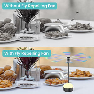 Berkualitas ABS padat kipas pengusir lalat dengan baterai isi ulang bawaan 1200mAh desain fleksibel pengusir serangga ramah lingkungan - Product Image 4