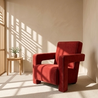 Fauteuil d'appoint moderne en tissu, vente directe usine, OEM/ODM, idéal pour salon, chambre, appartement, usage domestique