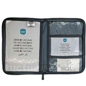 Portatarjetas portátil de poliéster para documentos de bebé, cierre de cremallera, <span class=keywords><strong>carpeta</strong></span> transparente de moda, organizador de viaje impermeable - Product Image 1