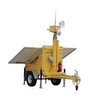 Nouvelle Conception Remorque de Sécurité Solaire CCTV Technologie de Précision Production Caméra CCTV sur Remorque