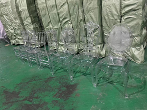 Silla <span class=keywords><strong>de</strong></span> acrílico transparente Prince, sillas <span class=keywords><strong>de</strong></span> banquete <span class=keywords><strong>de</strong></span> plástico para comedor, recepción <span class=keywords><strong>de</strong></span> boda, venta - Product Image 4