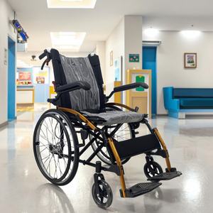 เก้าอี้รถเข็นทางการแพทย์แบบปรับแต่งได้รถเข็นด้วยตนเองสำหรับอุปกรณ์ฟื้นฟูร่างกาย CA811 - Product Image 1