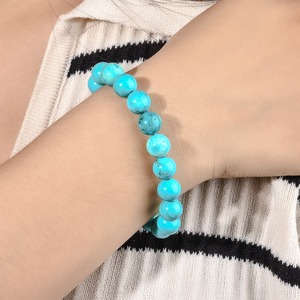 Nouveauté 10mm Bracelet de pierres précieuses de guérison personnalisé hommes cristal naturel <span class=keywords><strong>Quartz</strong></span> Rose améthyste pierre ronde perle Bracelet en gros - Product Image 3