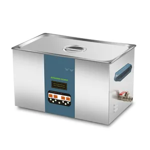 Machine de nettoyage à ultrasons à chauffage numérique 22l 480W largement populaire pour les pièces industrielles