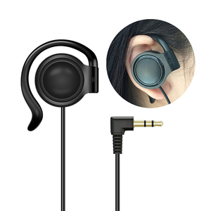 Écouteur mono léger à crochet d'oreille en forme de G, confortable, avec prise audio coudée 3,5 mm en PVC, pour <span class=keywords><strong>talkie</strong></span>-<span class=keywords><strong>walkie</strong></span> - Product Image 4