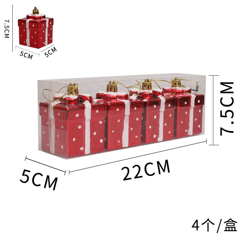 สีแดง ขนาด 5 ซม. (แพ็ค 4 ชิ้น)