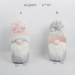 Peluş Santa Gnome kayak masa masa üstü mutlu noel hediyesi oyuncaklar sevimli komik bebek