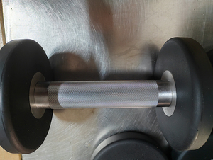 Set di Manubri Rotondi <span class=keywords><strong>in</strong></span> Acciaio Rivestiti <span class=keywords><strong>in</strong></span> Poliuretano (PU) per <span class=keywords><strong>Palestra</strong></span> - Pesi da Ginnastica <span class=keywords><strong>in</strong></span> Gomma/Uretano - Product Image 5