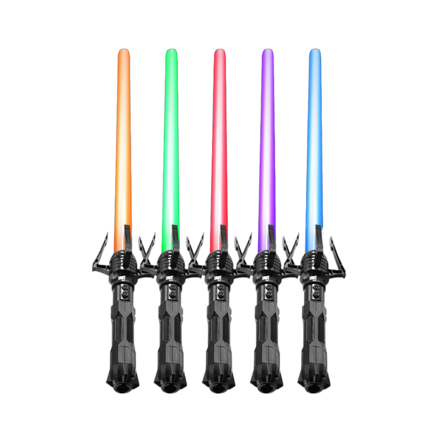 Wholesale LED Lightsaber Toy Neon Party Supplies for Kids Concert Glow Stick Diya Luminous Sword for Diwali Boy's Party
