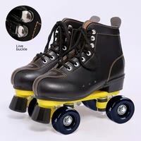 Sports de plein air double rangée les chaussures de patinage enfants quatre patins adultes patins à roulettes chaussures