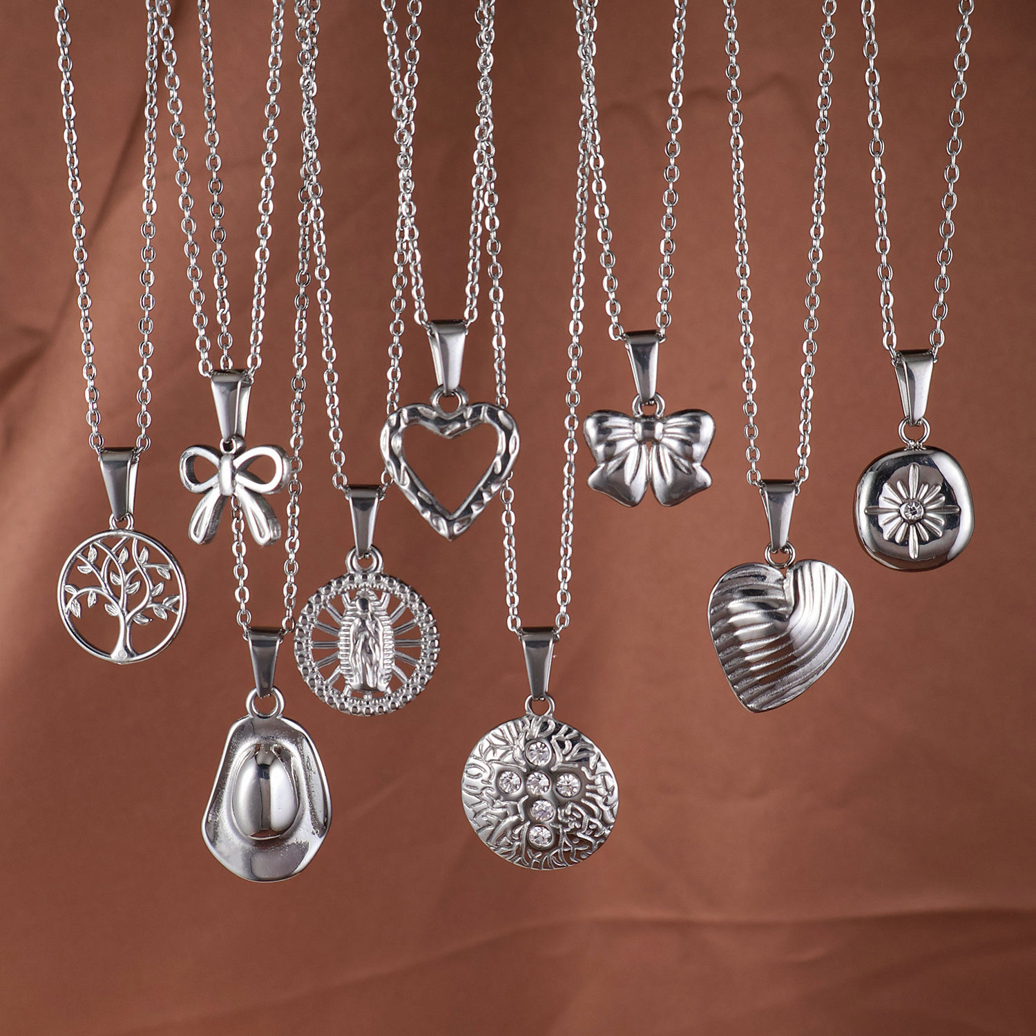 Olivia Trendy Designer Custom DIY Gold Plated Stainless Steel