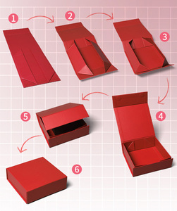 Eco-Friendly Recyclable Foldable Magnetic Gift <b>Box</b> Flat Pack Space Saving Collapsible Rigid <b>Paper</b> Packaging <b>Box</b> with Custom Logo - Product Image 6