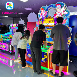 Funspace Factory Vente en gros Équipement d'arcade en métal anglais pour enfants, jeu vidéo de tir à 4 joueurs avec système de rédemption de tickets - Product Image 6