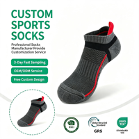 Chaussettes de course professionnelles pour marathon, respirantes, absorbant la transpiration, séchage rapide, en coton peigné tricoté, antidérapantes, pour hommes, cyclisme