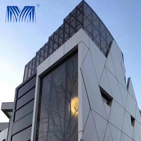 Panneau en aluminium de haute qualité pour façade de bâtiment, conception de protection de sécurité, isolation thermique, revêtement en aluminium, mur-rideau