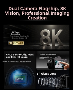 DLC DC226 8K Anti Shake Digital Camera with Dual Front Rear Lens Support WIFI for <strong>Professional</strong> Outdoor Travel <strong>Photograph</strong> - Product Image 5