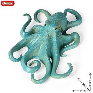 Yxs mainan simulasi kognitif anak-anak, dekorasi akuarium cumi-cumi gurita Solid model hewan laut - Product Image 4