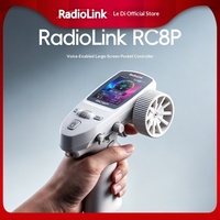 Système de radiocommande RadioLink RC8P 8 canaux avec écran LCD couleur et messages vocaux pour voiture RC, crawler, camion, bateau