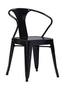 เก้าอี้บาร์เก้าอี้สำหรับห้องครัววินเทจซ้อนกันได้เฟอร์นิเจอร์อุตสาหกรรม - Product Image 2