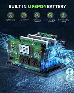 EBL - Generador de Energía Portátil para Exteriores de 36000 mAh y 2400 W, con Batería Lifepo4, Estación de Energía Solar Móvil de 2400 W para el Hogar - Product Image 6