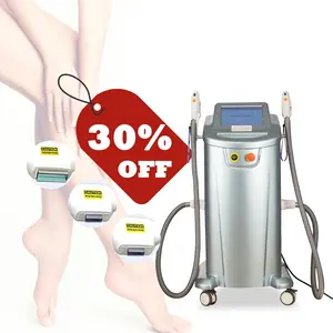 Commercial Permanent Laser Hair Removal DPL IPL OPT RF Nd Yag Laser Skin Rejuvenation and Remove Melanin 3 in 1 Beauty Machine