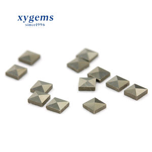 100 Pz/borsa 1.2 millimetri 1.3 millimetri 1.4 millimetri 1.5 millimetri 1.6 millimetri Naturale Pirite Piazza Cut Loose <span class=keywords><strong>Marcasite</strong></span> Pietre - Product Image 1