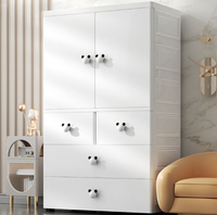 Armoire de rangement convertible épaissie pour vêtements de bébé et d'enfant, idéale pour chambre et hôtel, design moderne et écologique
