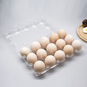 Shengyyuan ถาดใส่ไข่ไก่แบบใช้แล้วทิ้งแบบใส10 12 15 18 20 25 30ช่องถาดใส่ไข่พลาสติก - Product Image 5