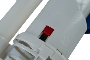 Valve de chasse double haute performance pour réservoirs de toilettes avec tube de trop-plein réglable et kit de joints d'étanchéité premium - Product Image 3